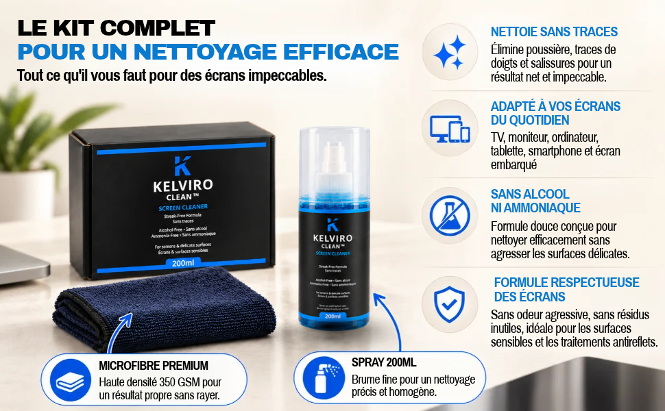 Le kit complet Kelviro Clean